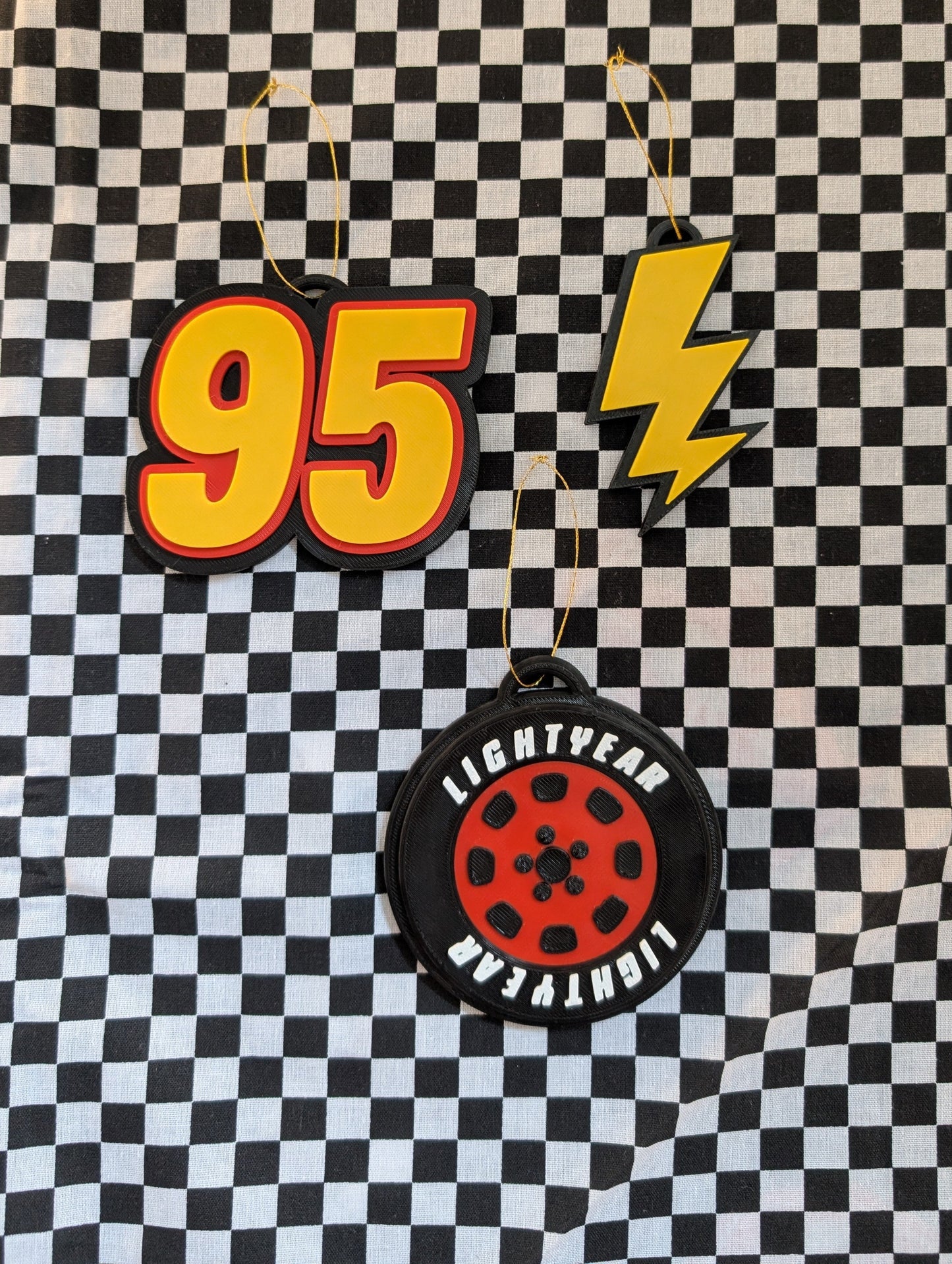 Lightning McQueen Christmas Decoration Set