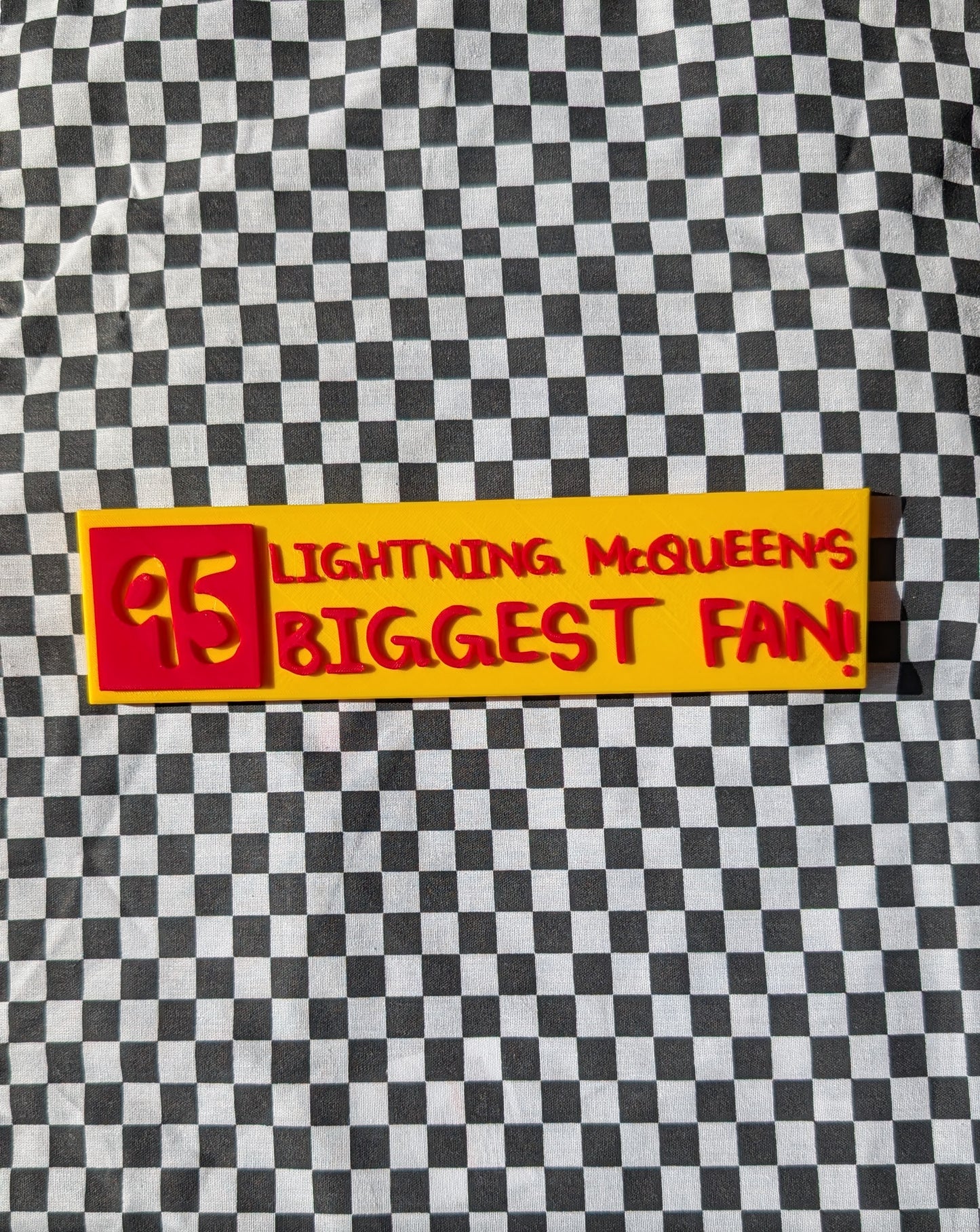 Lightning's Biggest Fan Wall Sign