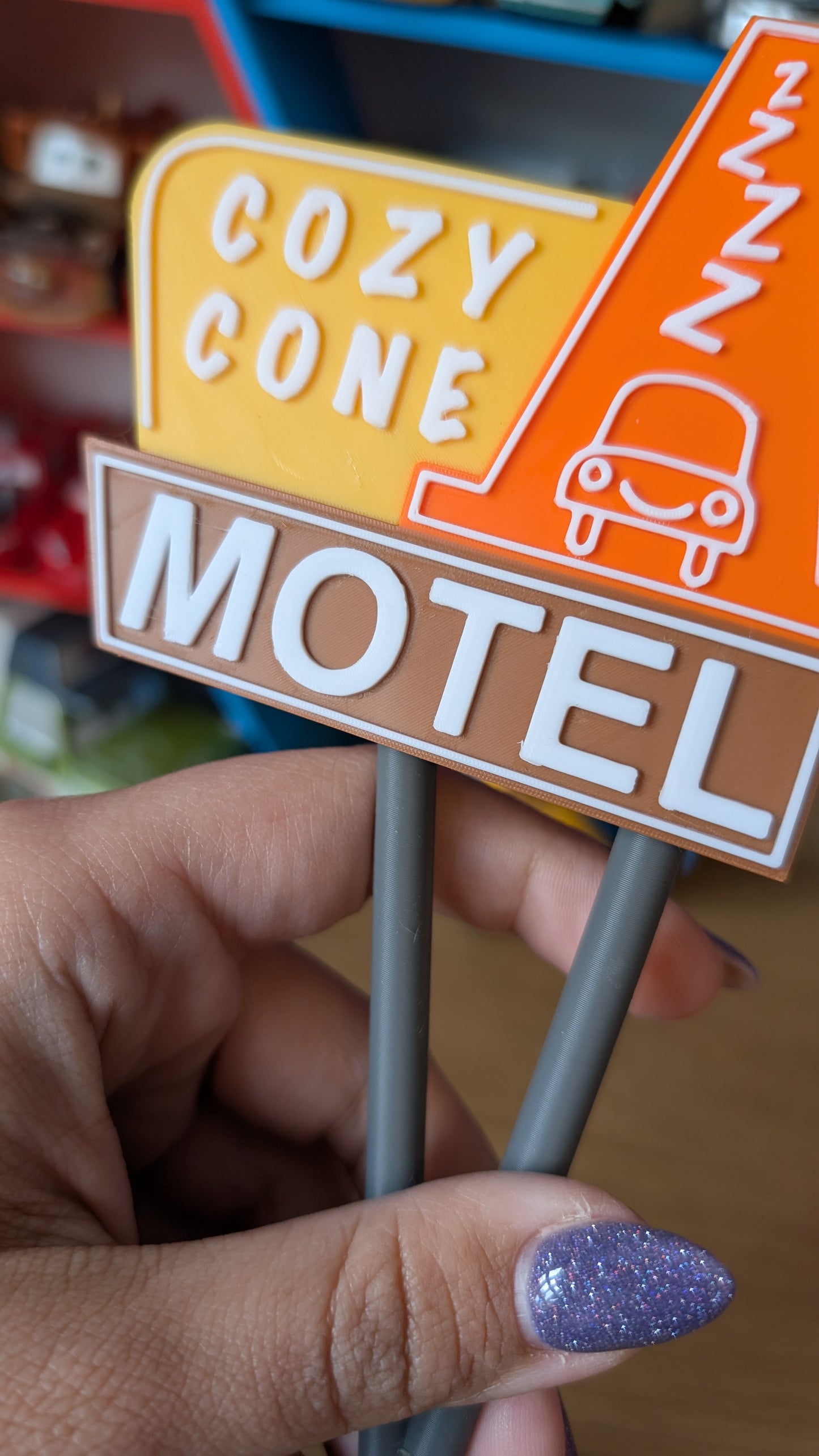 Cozy Cone Motel Sign - MATERS JUNKYARD