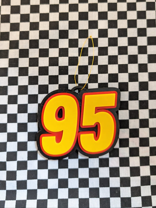 Lightning McQueen's 95 decoration