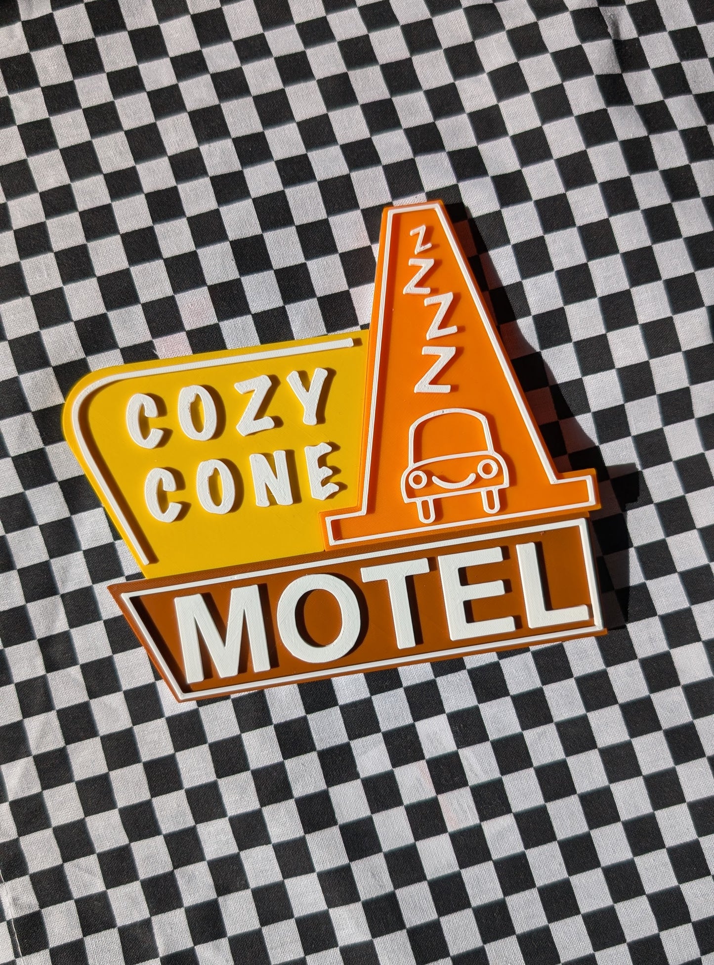 Cozy Cone Motel Wall Sign