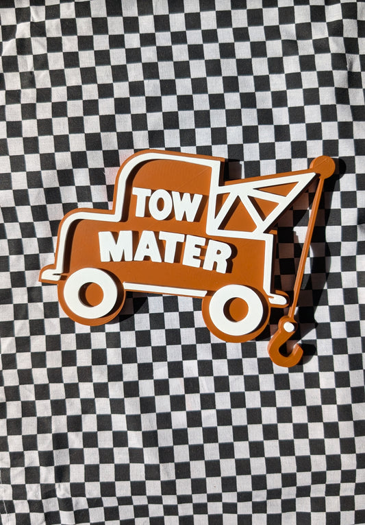 Tow Mater Wall Sign