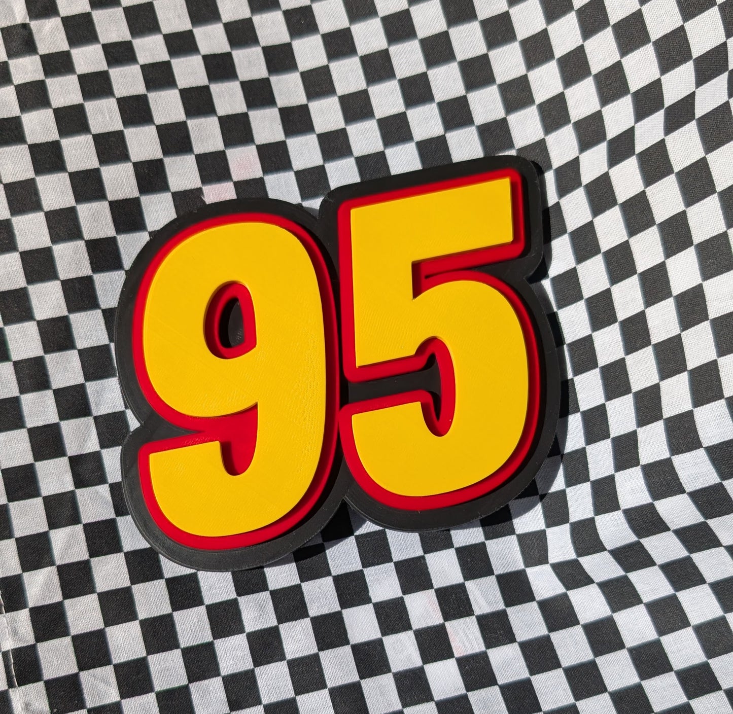 95 Lightning McQueen Wall Sign