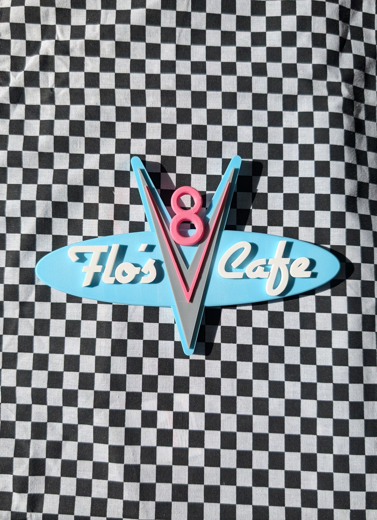 Flo's V8 Wall Sign