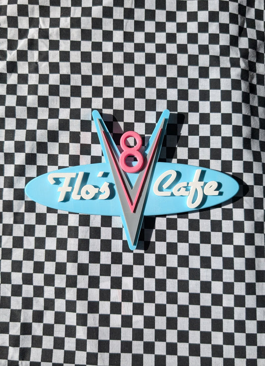 Flo's V8 Wall Sign