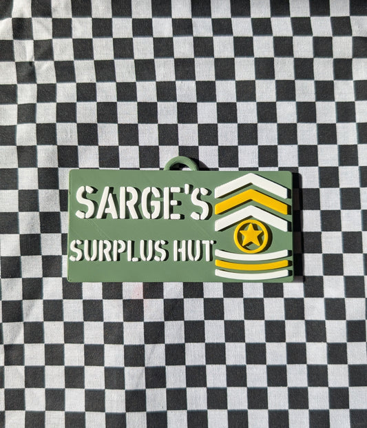 Sarge's Surplus Hut Christmas Decoration