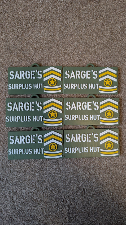 Sarge's Surplus Hut Christmas Decoration  - MATERS JUNKYARD