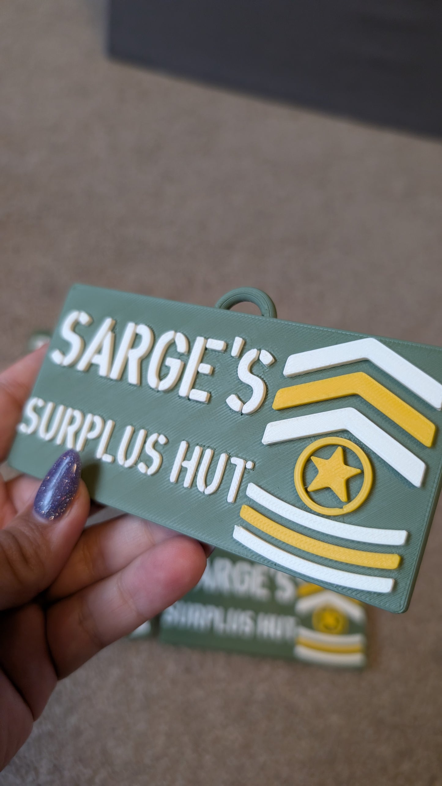 Sarge's Surplus Hut Christmas Decoration  - MATERS JUNKYARD