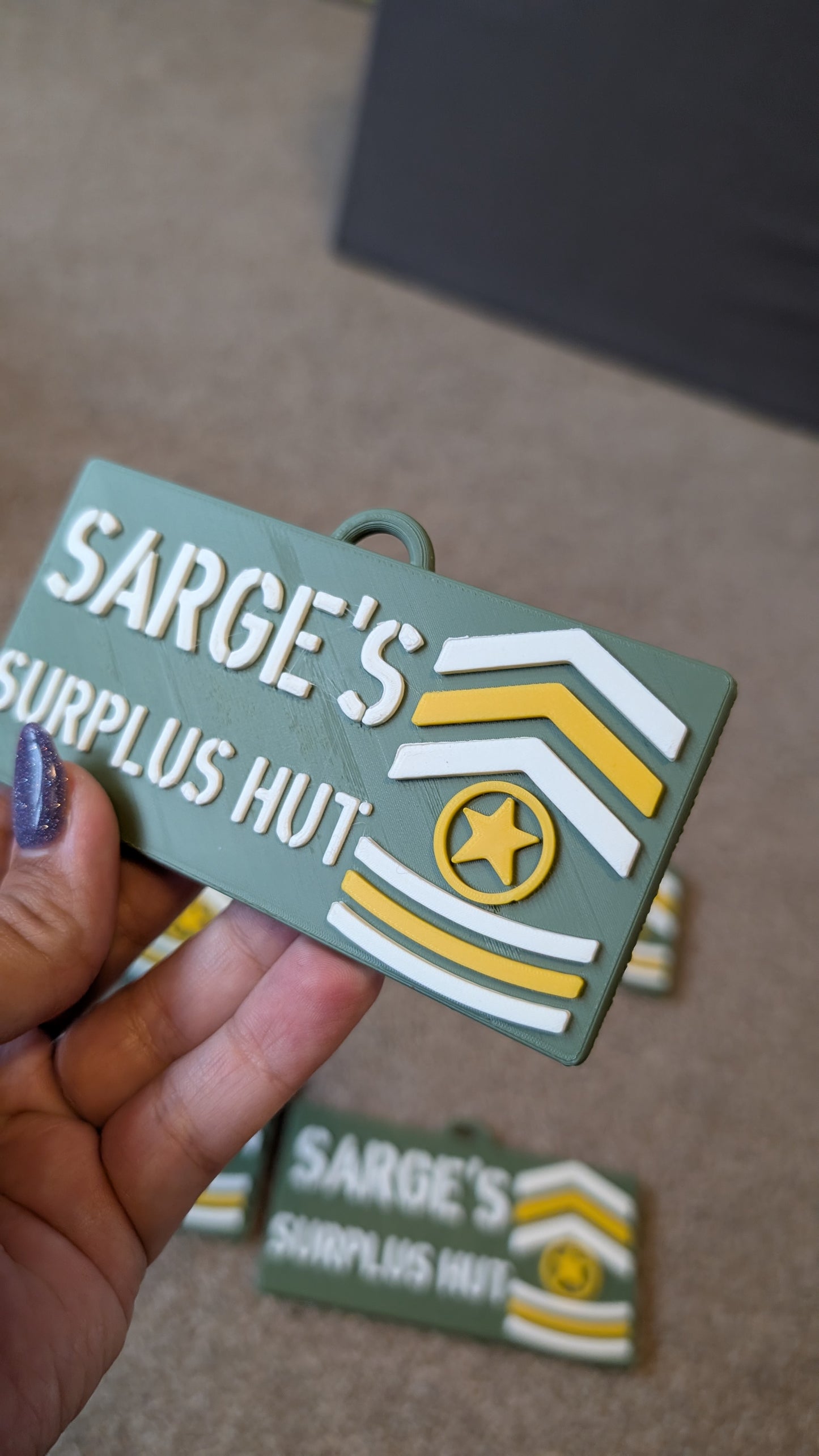 Sarge's Surplus Hut Christmas Decoration  - MATERS JUNKYARD