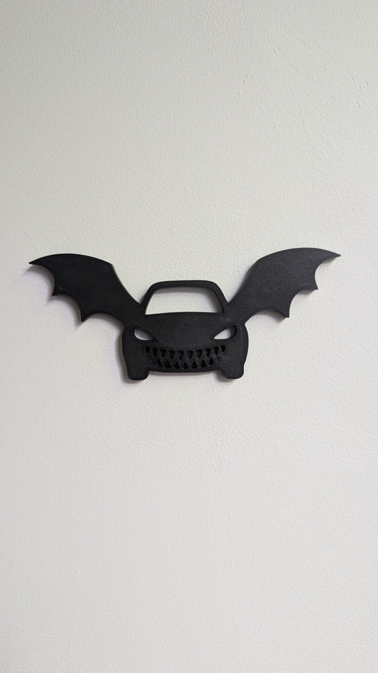 Bat Wings Lightning McQueen Small Wall Sign