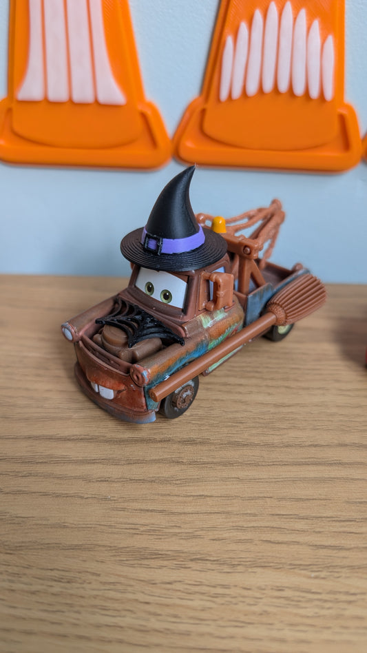 Witches Hat, Spiderweb and Broomstick 1.55 set