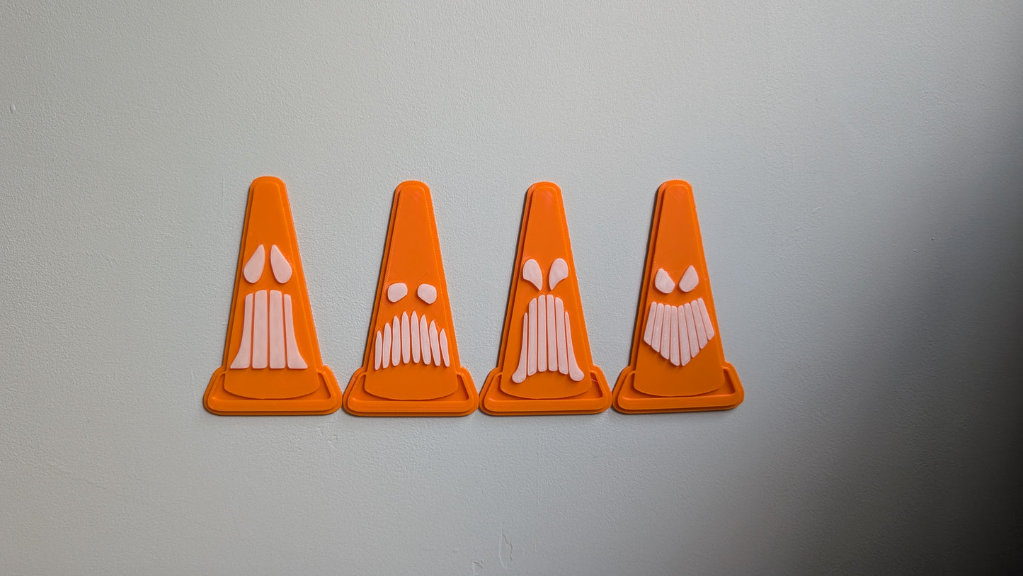 Cozy Cone Motel Halloween Glow in the Dark Wall Signs